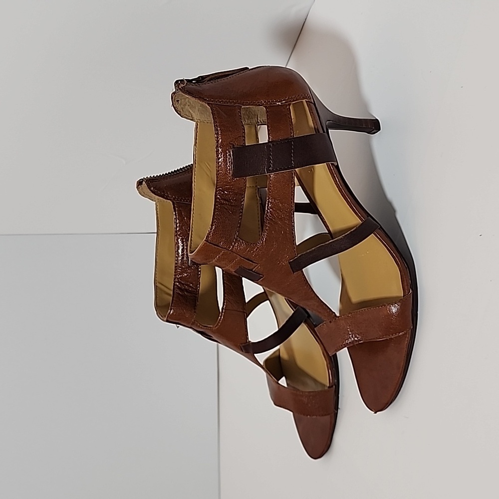 Nine West Cognac Brown sandals